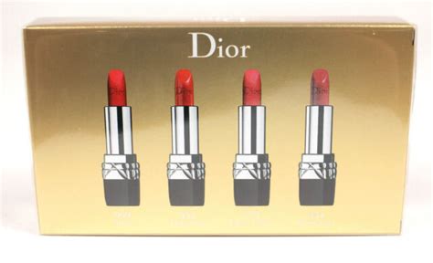 dior mini lipstick set review|christian dior lipstick set.